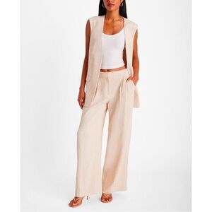 Chic Cream Sleeveless Vest
